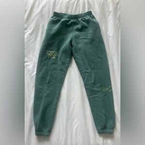 White Fox Women’s Sweatpants Green - Size S